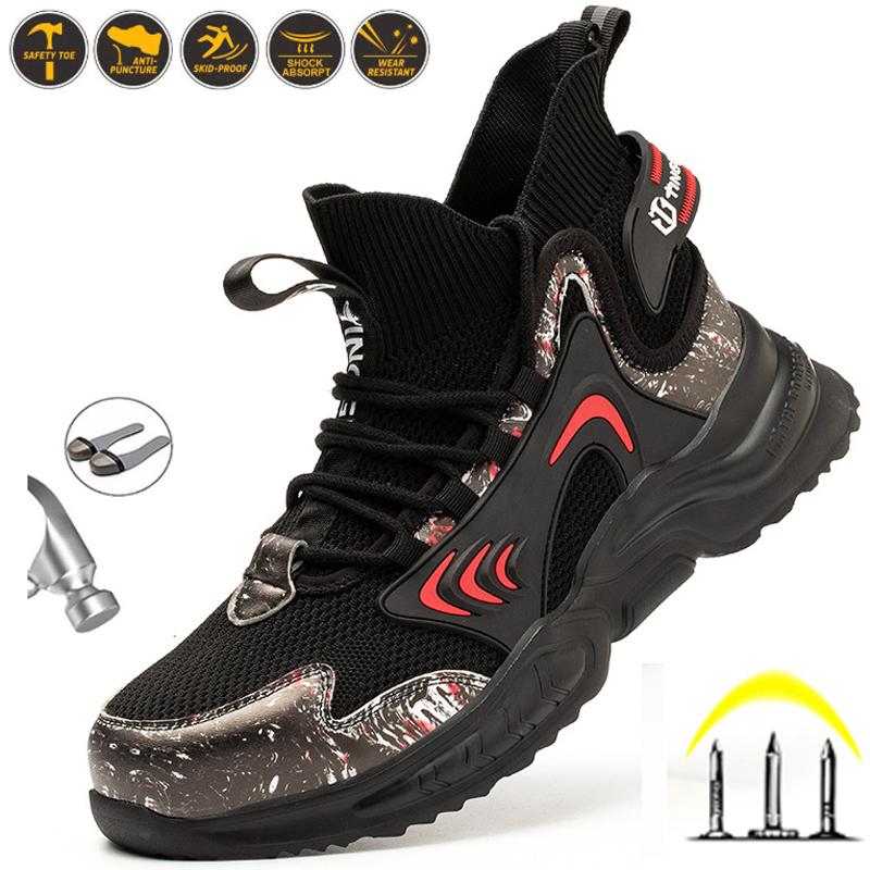Boots Men Steel Toe Safety Shoes Indestructible Work Sneakers Anti-puncture Breathable Sefety Zapatos De Seguridad Hombre Plus Size 46, Gray
Boots Men Steel Toe Safety Shoes Indestructible Work Sneakers Anti-puncture Breathable Sefety Zapatos De Seguridad Hombre Plus Size 46, Gray