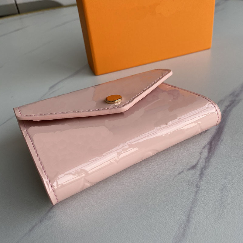 New Style Fashion luxurys Female Designers Ladies Coin Purse Ladies Empreinte Patent Short Wallet Wallet Credit Card Holder Bag wallets