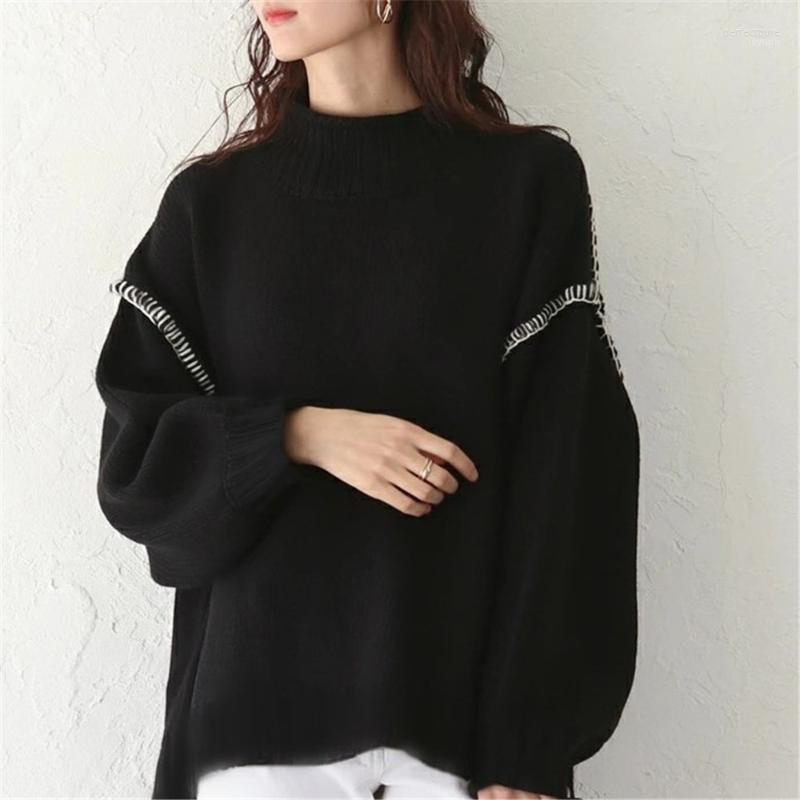 Women's Sweaters SweaterElegant Pullovers Knitted Sweater Women Japan Style Loose Warm Knitwear Long Sleeve Female 2022 Perf22, Khaki
Women's Sweaters SweaterElegant Pullovers Knitted Sweater Women Japan Style Loose Warm Knitwear Long Sleeve Female 2022 Perf22, Khaki