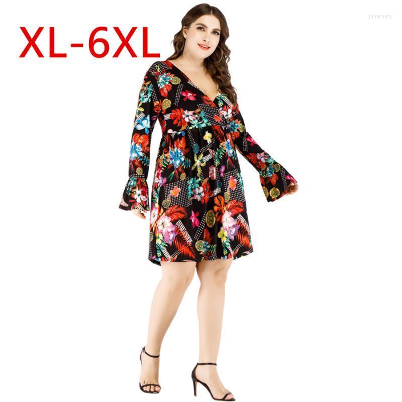 Plus Size Dresses Women Summer 2022 Sexy V Neck Floral Print Beach Dress Long Leeve A Line Mini Eveing Sundress 5XL 6XL Jona22, As the picture show
Plus Size Dresses Women Summer 2022 Sexy V Neck Floral Print Beach Dress Long Leeve A Line Mini Eveing Sundress 5XL 6XL Jona22, As the picture show