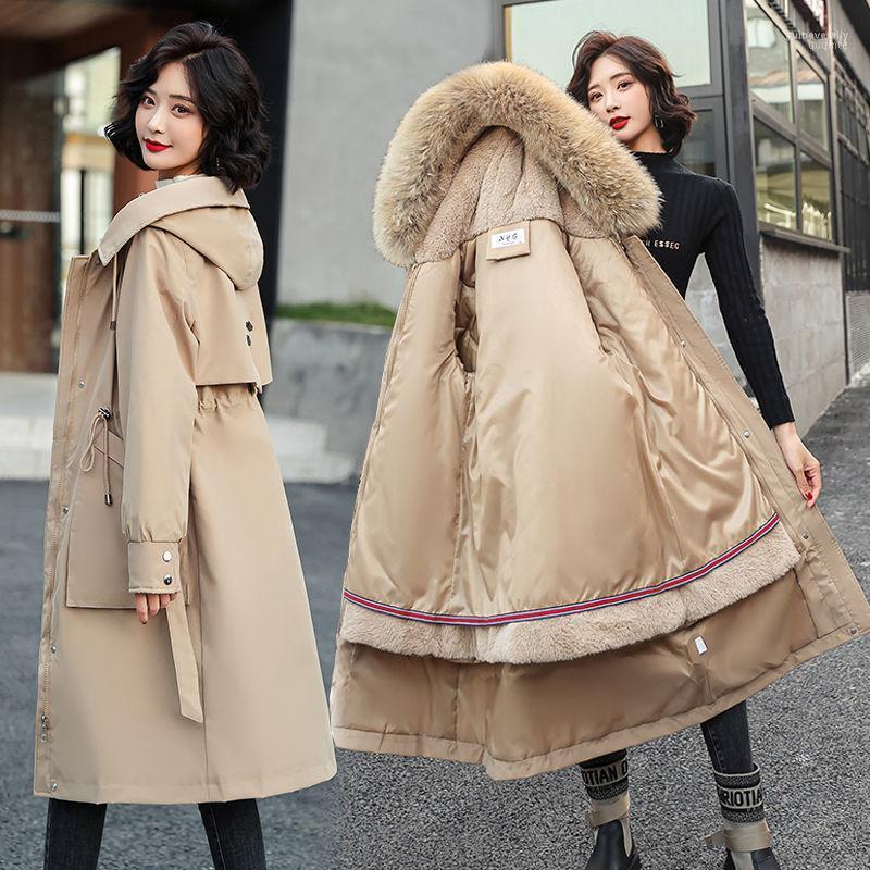 Women's Down & Parkas One-clothing And Three-wearing Style To Overcome The Thickening Of Mid-length Cotton Jacket With Detachable Liner Guin, Khaki
Women's Down & Parkas One-clothing And Three-wearing Style To Overcome The Thickening Of Mid-length Cotton Jacket With Detachable Liner Guin, Khaki