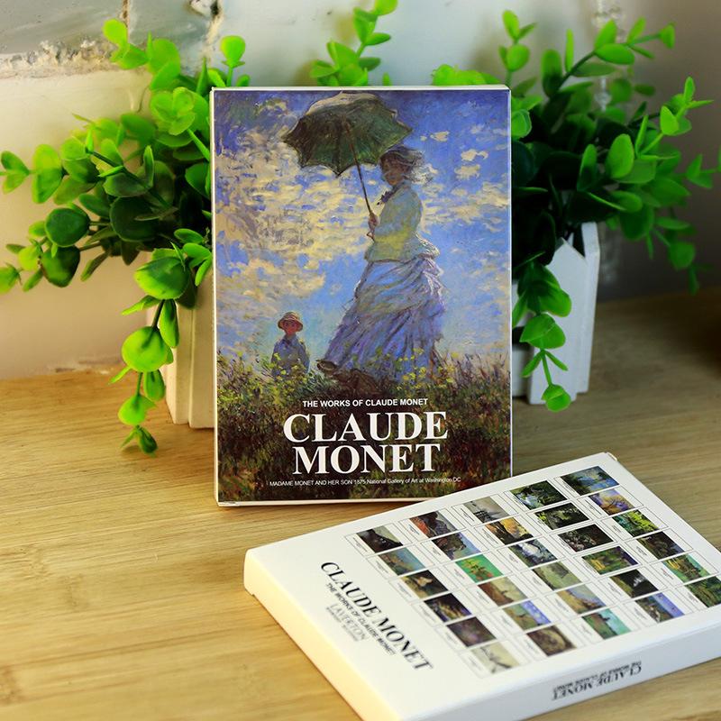 Gift Wrap Monet Postcard Impressionism DIY Illustration Material Creative Wall Decoration Student Blessing Greeting Card Office Message
Gift Wrap Monet Postcard Impressionism DIY Illustration Material Creative Wall Decoration Student Blessing Greeting Card Office Message
