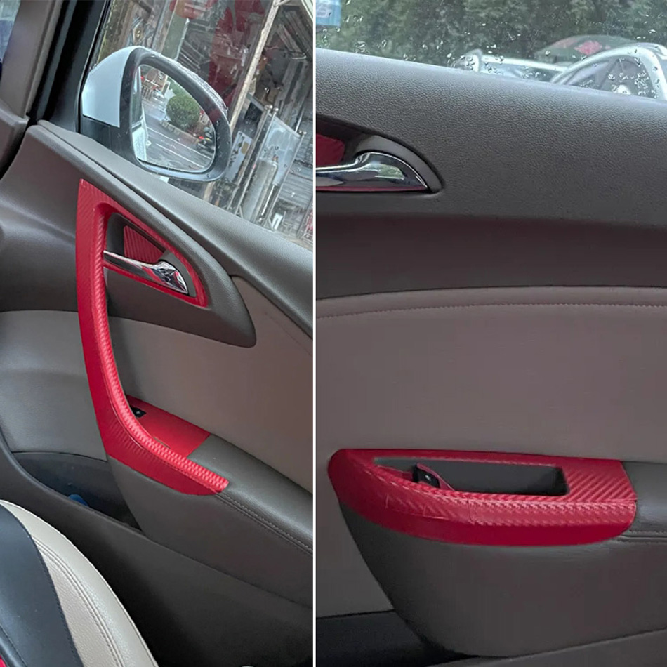 For Opel Astra j P10 Buick Excelle GT XT car-Styling Carbon Fiber Car Interior Center Console Color Change Molding Sticker Decals