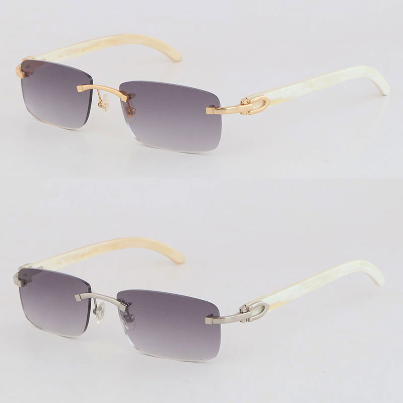 New Original White Genuine Natural Horn Sunglasses for Women Fashion Style Metal Rimless Male Female Adumbral Man Woman Frames Square Sun Glasses Size 54
New Original White Genuine Natural Horn Sunglasses for Women Fashion Style Metal Rimless Male Female Adumbral Man Woman Frames Square Sun Glasses Size 54
