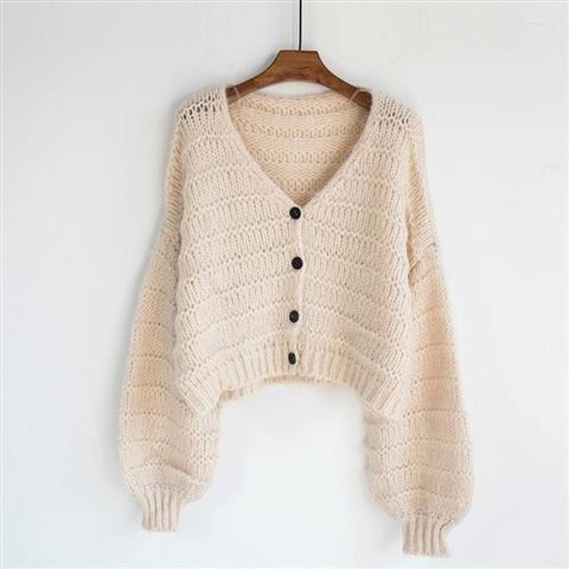 Women's Knits & Tees 2022 Spring And Autumn Fashion Sweater Jacket Korean V-neck Lantern Sleeve Casual Loose Hollow Knit Cardigan Women Depe, Beige
Women's Knits & Tees 2022 Spring And Autumn Fashion Sweater Jacket Korean V-neck Lantern Sleeve Casual Loose Hollow Knit Cardigan Women Depe, Beige