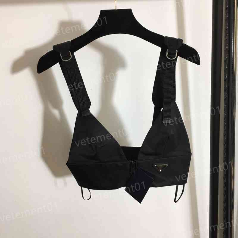 Womens Designer Tanks Black Classic Triangle Logo Bandeau Camisole Tank Tops High Quality Luxury Women Clothing
Womens Designer Tanks Black Classic Triangle Logo Bandeau Camisole Tank Tops High Quality Luxury Women Clothing