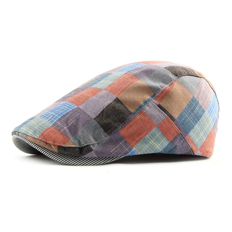 Berets Lattice Korean Version Short Brim Men Outdoor Beret Fashion Spring Summer Sun Protection Peaked Cap Dad HatBerets, 02
Berets Lattice Korean Version Short Brim Men Outdoor Beret Fashion Spring Summer Sun Protection Peaked Cap Dad HatBerets, 02