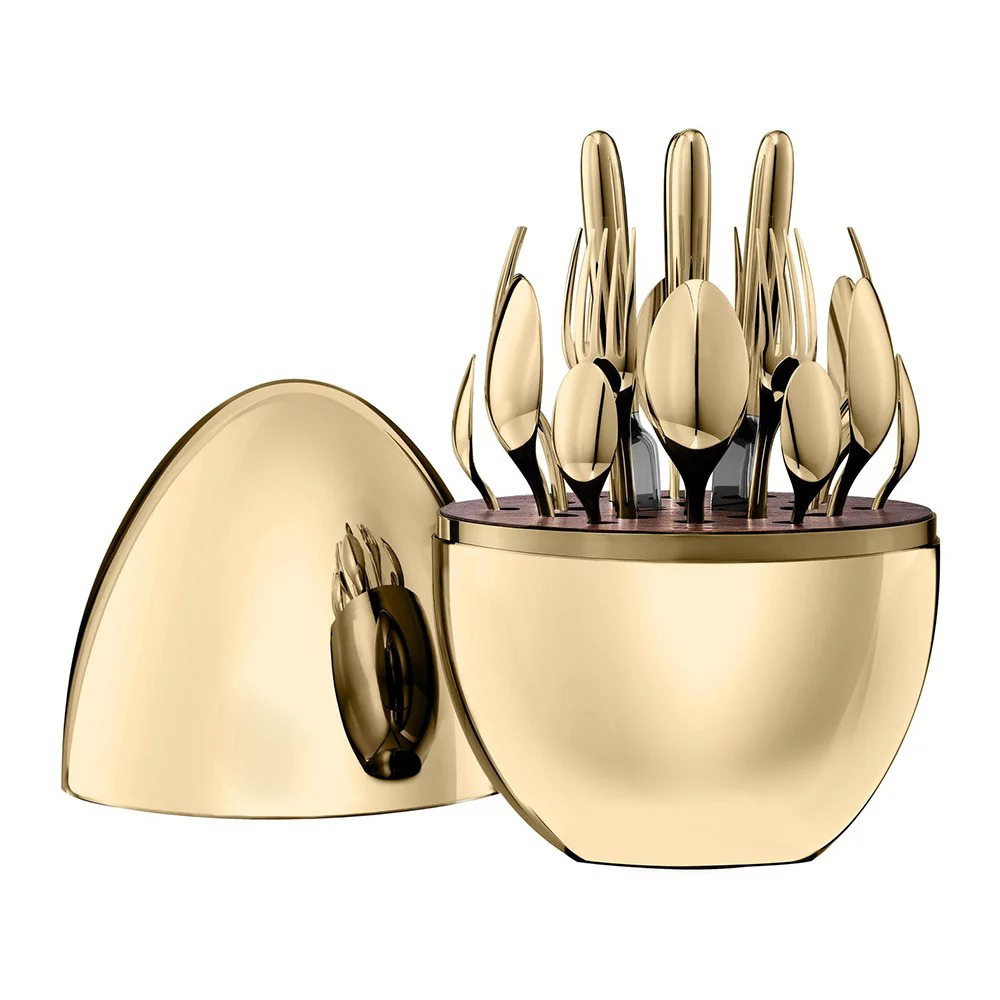 Home Furnishings Trendy 24pcs Knife Fork CHRISTOFLE PARIS MOOD Cutlery Set Plating Stainless Steel Egg Tableware Kit Dinnerware Sets, Rose gold
Home Furnishings Trendy 24pcs Knife Fork CHRISTOFLE PARIS MOOD Cutlery Set Plating Stainless Steel Egg Tableware Kit Dinnerware Sets, Rose gold