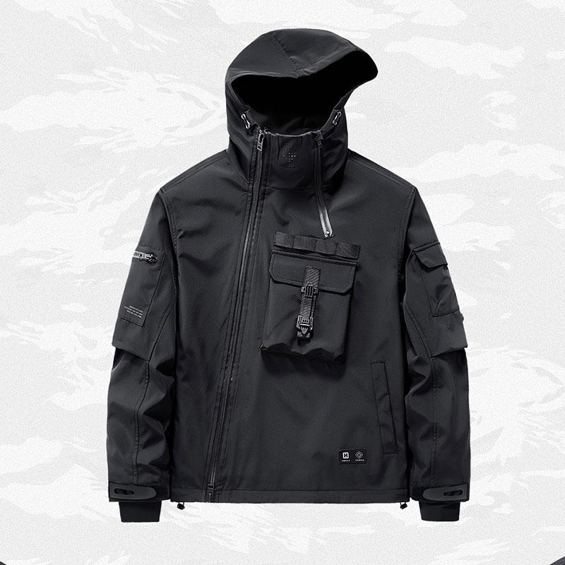 Men's Jackets Oversized Black Techwear Hip Hop Hooded Streetwear Cargo Harakuju Outwear Coats For Male PatchworkMen's
Men's Jackets Oversized Black Techwear Hip Hop Hooded Streetwear Cargo Harakuju Outwear Coats For Male PatchworkMen's