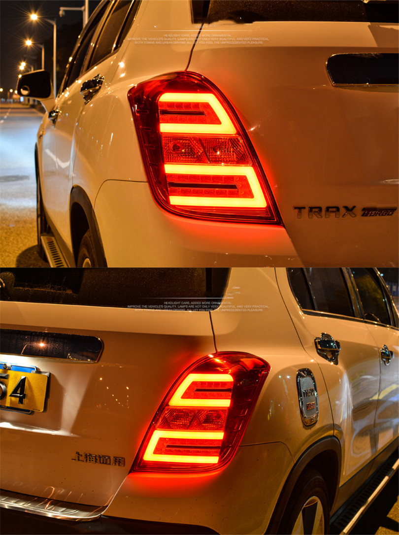 Car Rear Lamp For CHEVROLET Trax LED Tail Light 2013-17 LED Taillight Assembly Turn Signal+Brake+Reverse Taillights