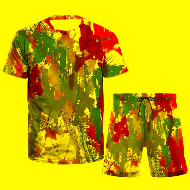 Men's Tracksuits Men's/Women Summer Short Sleeve Suit Graffiti Digital Information 3D Printing Men's T-shirt Harajuku Fashion Street, Awms1041
Men's Tracksuits Men's/Women Summer Short Sleeve Suit Graffiti Digital Information 3D Printing Men's T-shirt Harajuku Fashion Street, Awms1041