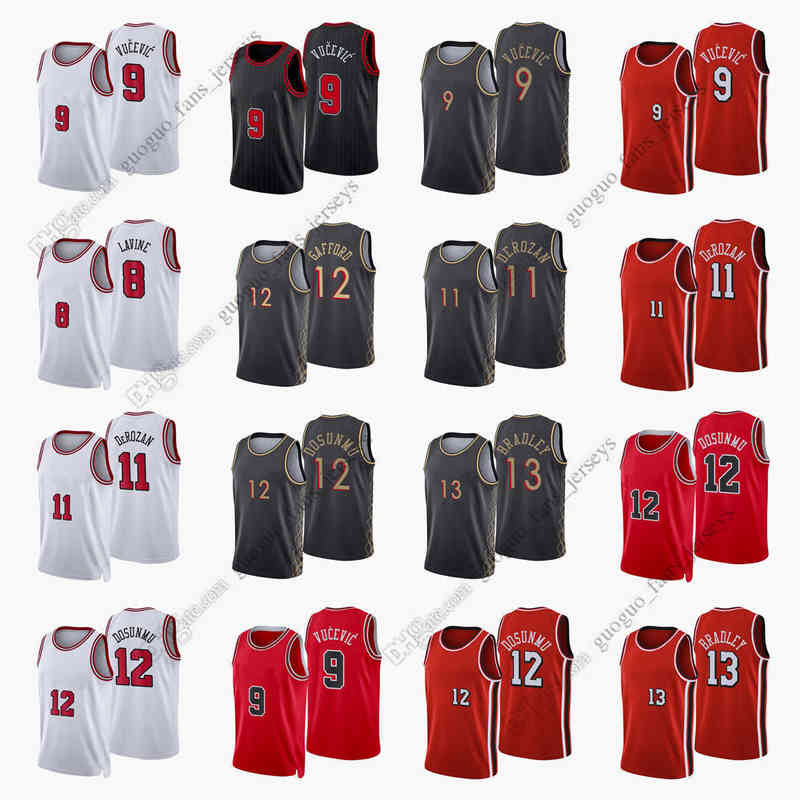 Custom Printed 2022 New City Basketball Jerseys 8 LaVine 9 Vucevic 11 DeRozan 12 Gafford 13 Bradley Red White Black High Quality Jersey Size
Custom Printed 2022 New City Basketball Jerseys 8 LaVine 9 Vucevic 11 DeRozan 12 Gafford 13 Bradley Red White Black High Quality Jersey Size