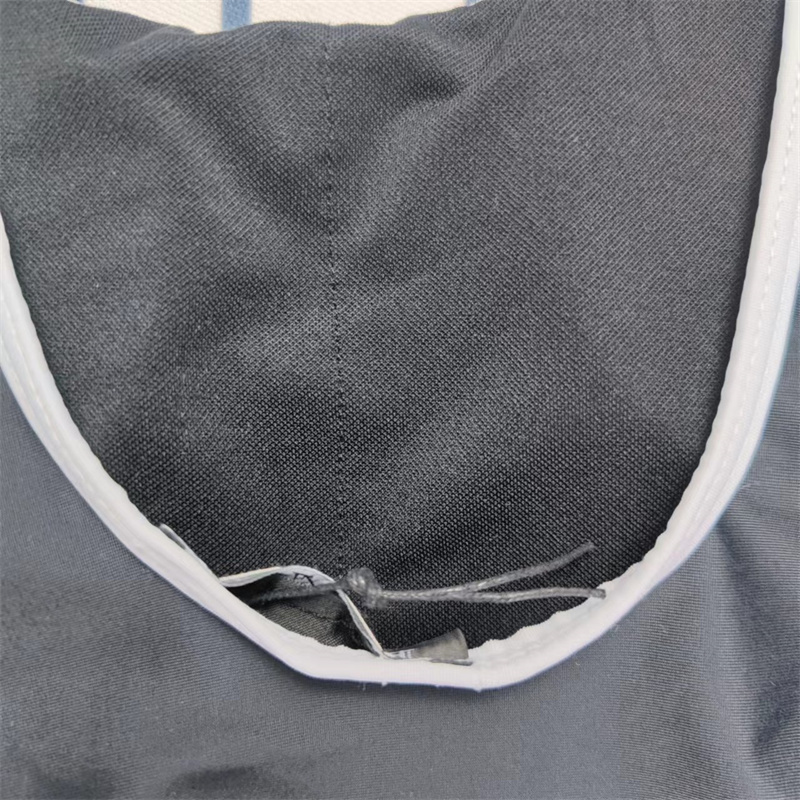 2025--Lady Swimsuit Solid Bikini Set One-piece Swimwear Letters Wth Pads Ladies Bathing Suit Summer Trave Swimming Black White Color