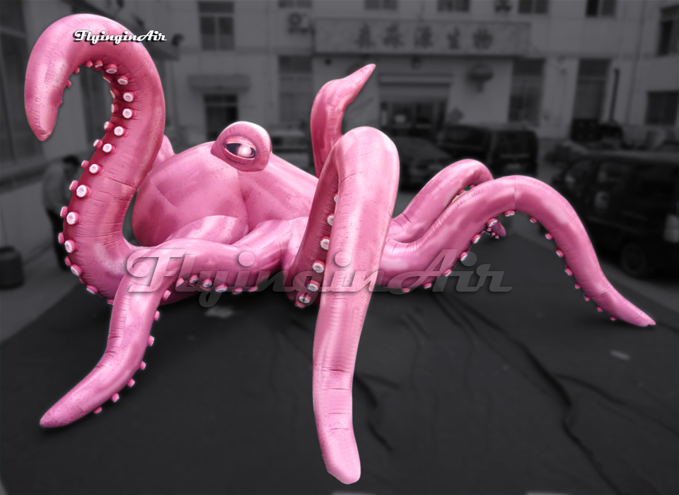 Customized Real Giant Inflatable Octopus 3m Sea Animal Model Blow Up Octopus With Eight Sucker-bearing Legs For Carnival Party Decoration
