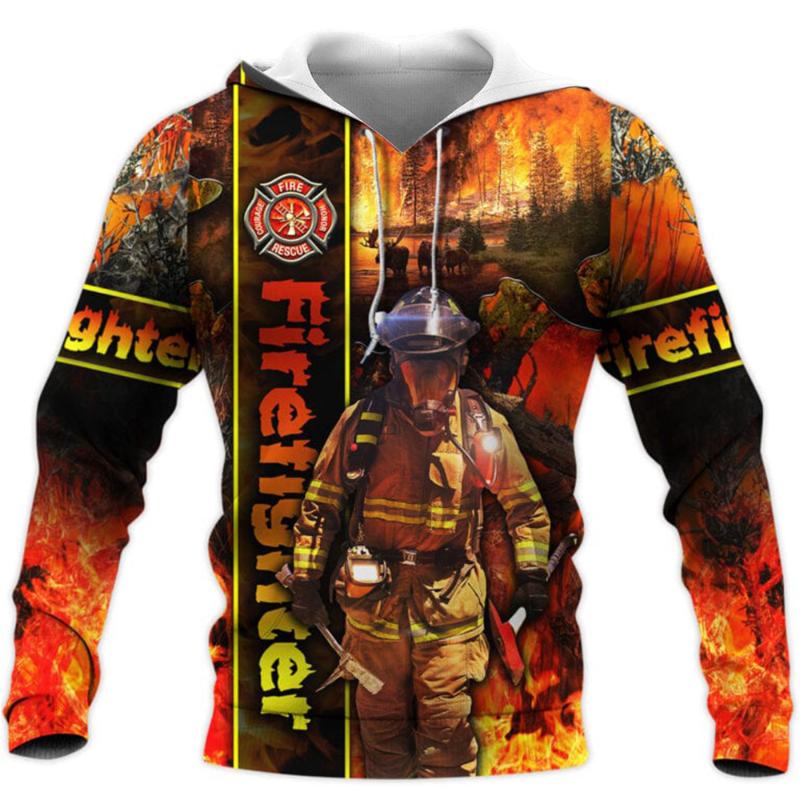 Men' Hoodies & Sweatshirts Men Hoodie Firefighter 3D All Over Printed Pullover Unisex Fashion Zipper Hooded Summer Coat Sudadera Hombre Dro, Sweatshirt-2
Men' Hoodies & Sweatshirts Men Hoodie Firefighter 3D All Over Printed Pullover Unisex Fashion Zipper Hooded Summer Coat Sudadera Hombre Dro, Sweatshirt-2