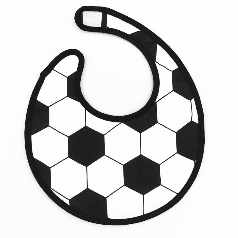 Baby Girl Boy Waterproof Towel Bib Kids Toddler Feeding Football Basketball Baseball Bibs Burp Cloths Baby Accessories 220511
