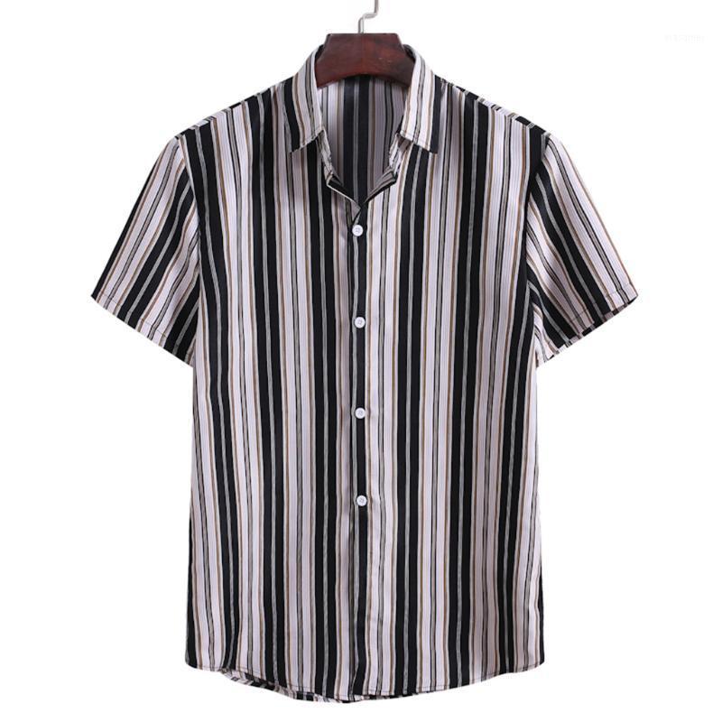 Beach Style Shirt For Men Striped Print Lapel Neck Short Sleeve Slim Fit Retro Breathable Tops Casual Shirts 2022 Camisa 3xl Men's, Black
Beach Style Shirt For Men Striped Print Lapel Neck Short Sleeve Slim Fit Retro Breathable Tops Casual Shirts 2022 Camisa 3xl Men's, Black