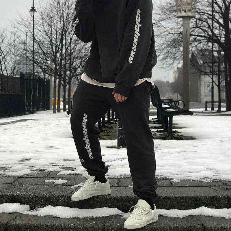 Calabasas Sweatpants Men Women Hip Hop Season 5 Calabasas Pants Embroidery Trousers T220803