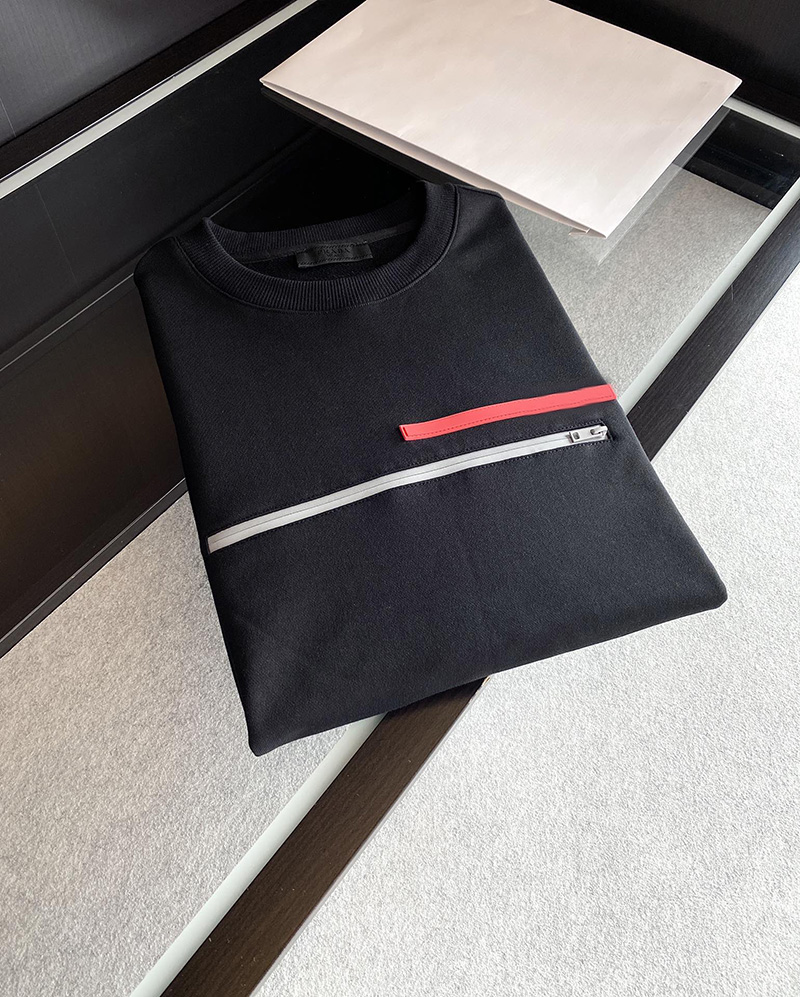 New men's round neck sweatshirts design long sleeve red leather strip featured hoodies top, Black
New men's round neck sweatshirts design long sleeve red leather strip featured hoodies top, Black
