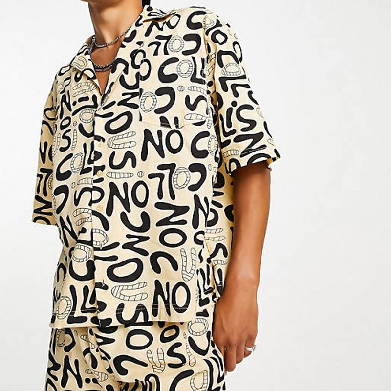 Men' Tracksuits Summer Plus Size Sets Casual Letter Print Hawaii Shirt Shorts 2 Piece Outfit Korean Fashion Men Suit Y2k ClothesMen, Tt0018
Men' Tracksuits Summer Plus Size Sets Casual Letter Print Hawaii Shirt Shorts 2 Piece Outfit Korean Fashion Men Suit Y2k ClothesMen, Tt0018