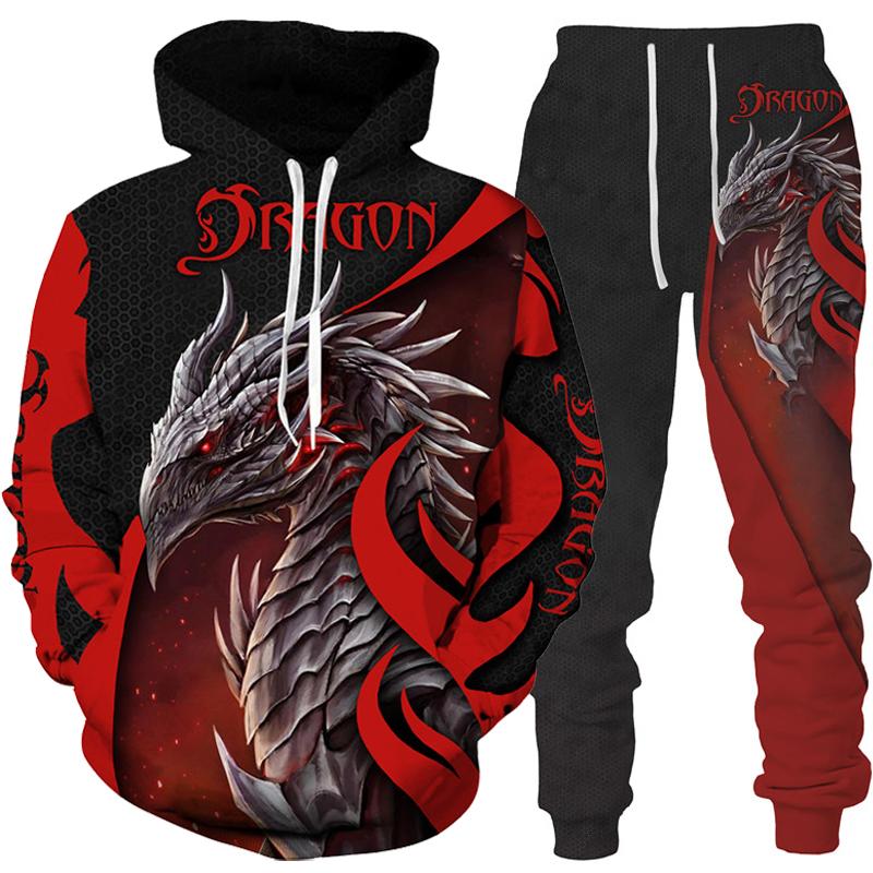 Men' Tracksuits Novelty Flying Dragon Tattoo Art 3D Printed Hoodie Suit Cool Sweatshirt&Pants Set Casual Unisex 2Pcs Streetwear, 23
Men' Tracksuits Novelty Flying Dragon Tattoo Art 3D Printed Hoodie Suit Cool Sweatshirt&Pants Set Casual Unisex 2Pcs Streetwear, 23