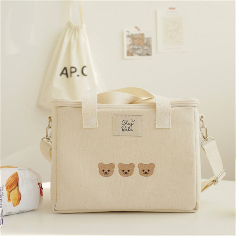 Multifunctional Mother Baby Bag Diaper Bags Waterproof Bear Embroidery Thermal Insulation Mommy Bag Fashion Food Storage Bags 220610, White m
Multifunctional Mother Baby Bag Diaper Bags Waterproof Bear Embroidery Thermal Insulation Mommy Bag Fashion Food Storage Bags 220610, White m