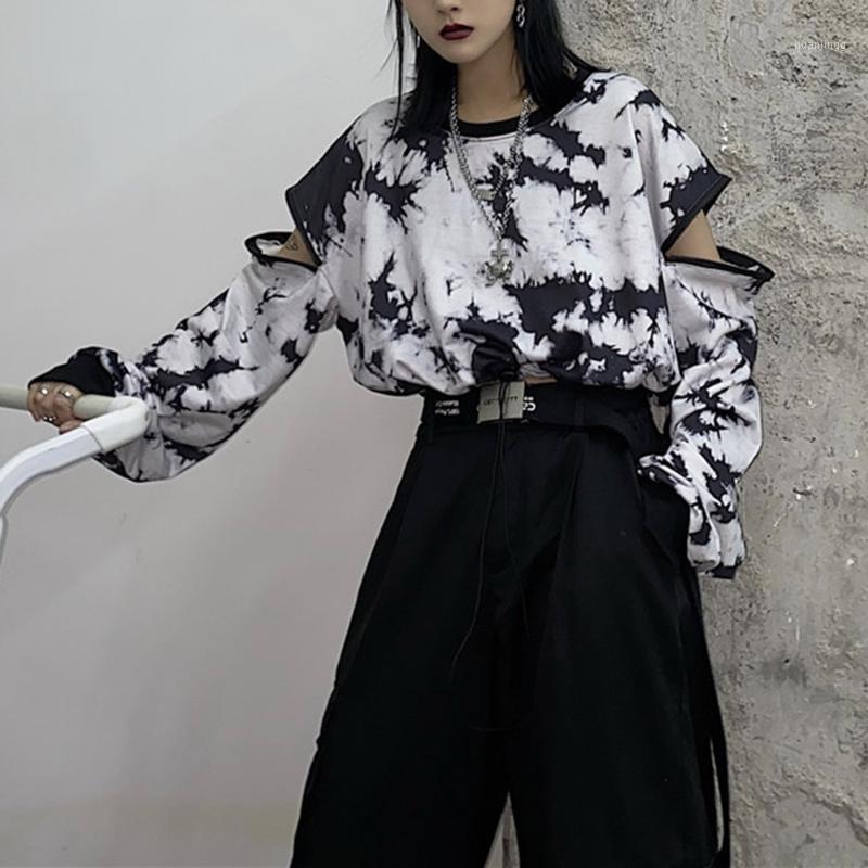 Gothic Retro Tie Dye Short Hoodie Women Autumn Spring Sweatshirt Long Sleeve Loose Pullover Korea Japan Harajuku Chic Streetwear Women's Hoo, Black
Gothic Retro Tie Dye Short Hoodie Women Autumn Spring Sweatshirt Long Sleeve Loose Pullover Korea Japan Harajuku Chic Streetwear Women's Hoo, Black
