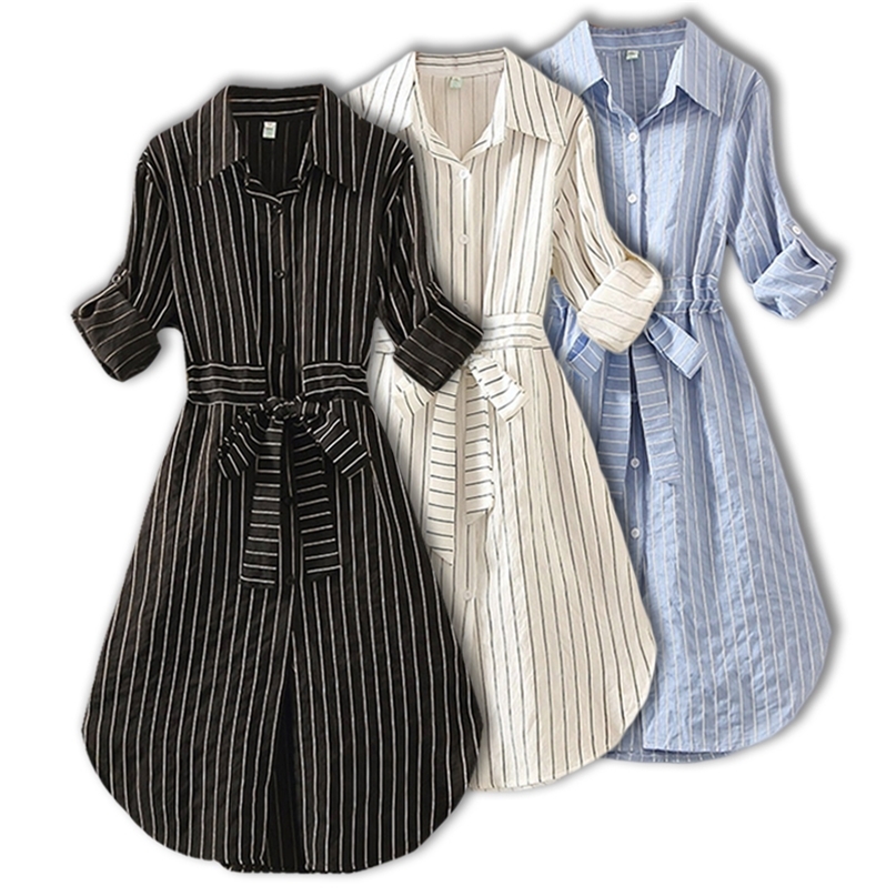 Striped Women Dress Tunic Long Sleeve Elegant Shirt Blue White Black Spring Summer Ladies Casual Stripe Mini es 220613, 353-white
Striped Women Dress Tunic Long Sleeve Elegant Shirt Blue White Black Spring Summer Ladies Casual Stripe Mini es 220613, 353-white