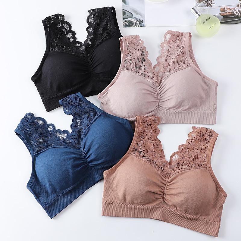 Bustiers & Corsets Seamless Large Underwear Lace Beautiful Back High Elastic Sports Light Proof Versatile Sexy Bra Top WomenBustiers
Bustiers & Corsets Seamless Large Underwear Lace Beautiful Back High Elastic Sports Light Proof Versatile Sexy Bra Top WomenBustiers