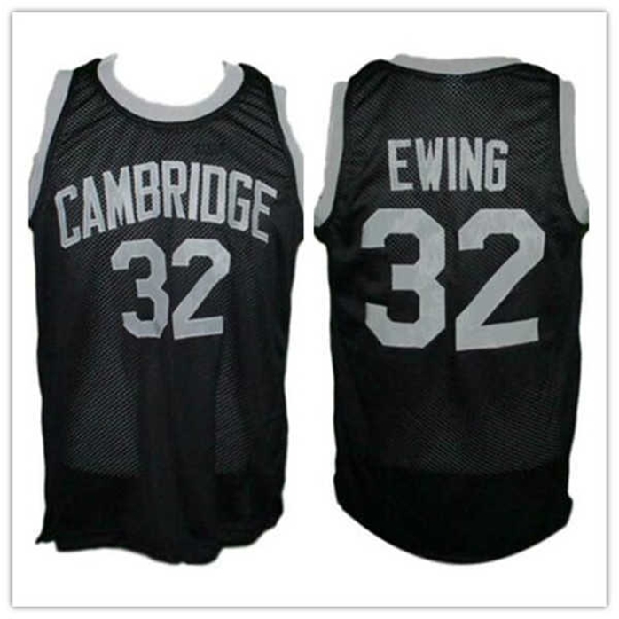 Sjzl98 mens Patrick Ewing #32 Cambridge High School Basketball Jersey Customize any name and number, Black
Sjzl98 mens Patrick Ewing #32 Cambridge High School Basketball Jersey Customize any name and number, Black