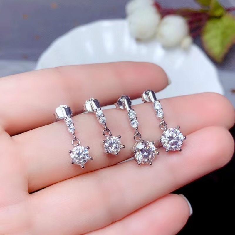 Stud Moissanite Earrings 925 Sterling Silver Women's Gift Sales With Clearance SaleStud
Stud Moissanite Earrings 925 Sterling Silver Women's Gift Sales With Clearance SaleStud
