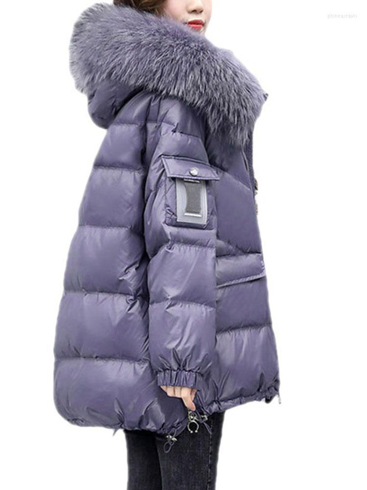 Women's Down & Parkas Short Large Size Gloosy Parka Coat Fashion Pocket Winter Jackets For Women Solid Casual Hooded With Big Fur Collar Jac, Black
Women's Down & Parkas Short Large Size Gloosy Parka Coat Fashion Pocket Winter Jackets For Women Solid Casual Hooded With Big Fur Collar Jac, Black