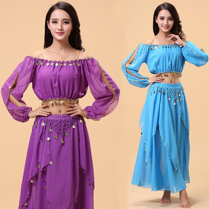 Stage Wear Adult Oriental India Dancing Dress Fashion Performance Bellly Dance Costume Set For Women Belly Outfits Top And SkirtStage, Blue
Stage Wear Adult Oriental India Dancing Dress Fashion Performance Bellly Dance Costume Set For Women Belly Outfits Top And SkirtStage, Blue