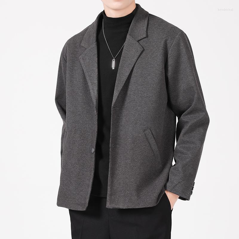 Men' Wool & Blends Autumn And Winter 2022 Short Woolen Suit Jacket Coat Business Casual Top Kend22, Black
Men' Wool & Blends Autumn And Winter 2022 Short Woolen Suit Jacket Coat Business Casual Top Kend22, Black