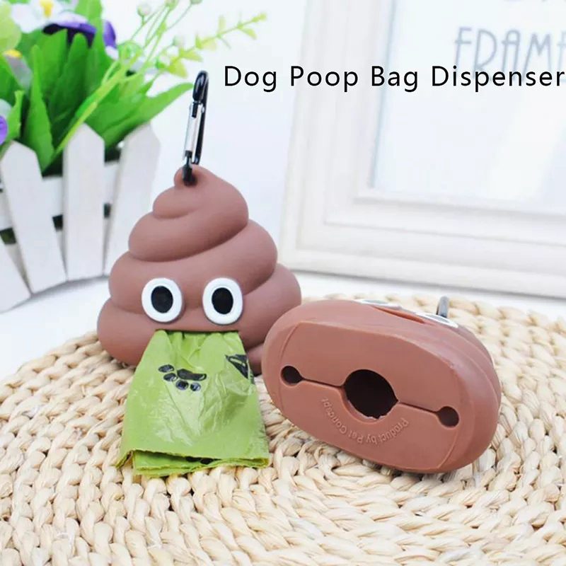 Poop Bag Dispenser Cute Design Dogs Poops Bags Holder for Dog Pet Necessities Pets Supplies Wholesale K08