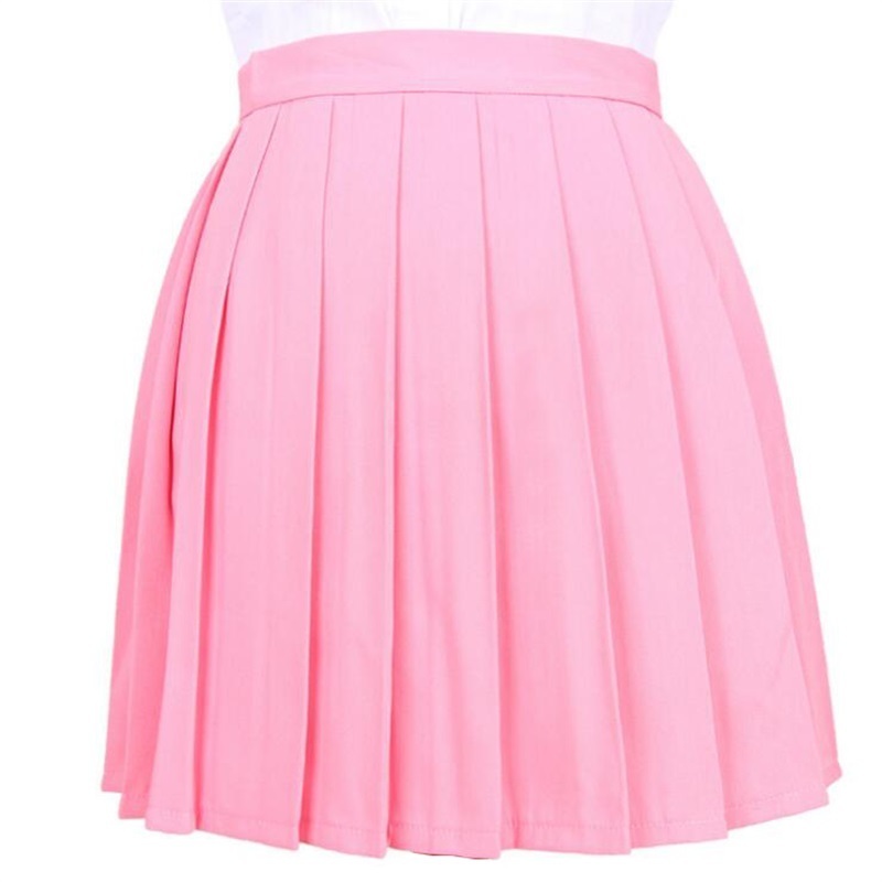 Japanese Pleated Cos Macarons High Waist Skirt Womens Skirts Ladies Kawaii Female Korean Harajuku Clothing For Women 220701
