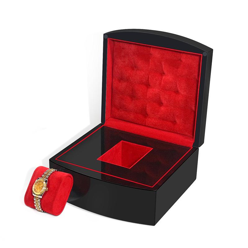 Watch Boxes & Cases Luxury Black Wooden Storage Organizer Box Jewelry Case Coffin Wood Display Gift Bag
Watch Boxes & Cases Luxury Black Wooden Storage Organizer Box Jewelry Case Coffin Wood Display Gift Bag