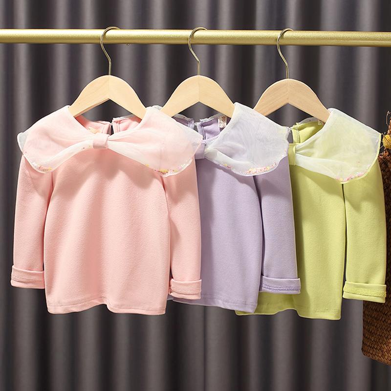T-shirts Baby Girl Clothes Toddler Fall 2022 Cute Bow Collar T-shirt Cotton Long Sleeve T Shirt Kids Children BlusasT-shirts, Green
T-shirts Baby Girl Clothes Toddler Fall 2022 Cute Bow Collar T-shirt Cotton Long Sleeve T Shirt Kids Children BlusasT-shirts, Green