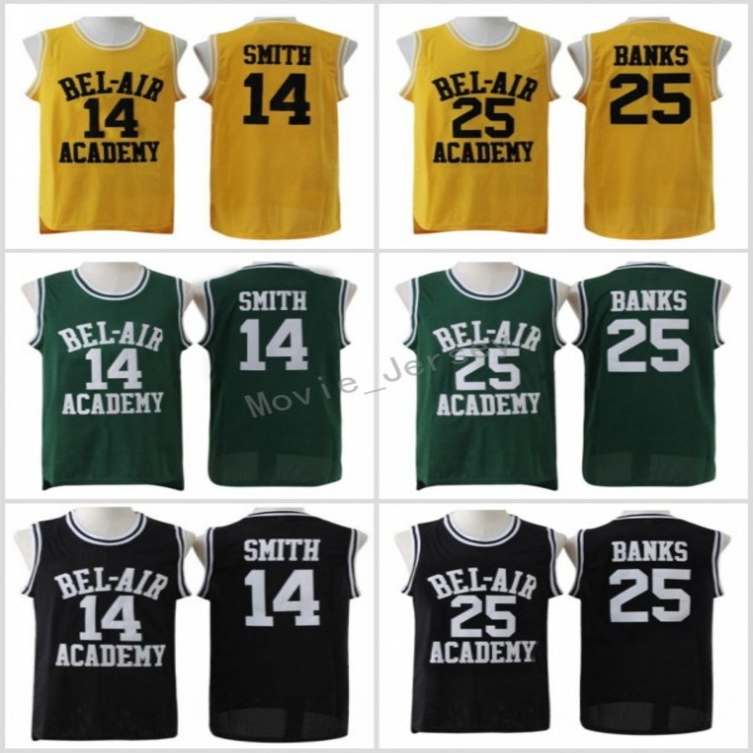 The Fresh Prince of Bel-Air Stitched #14 Will Smith Jerseys Bel-Air Academy Movie Version Jerseys #25 Carlton Banks Jerseyss Black Green, As pic
The Fresh Prince of Bel-Air Stitched #14 Will Smith Jerseys Bel-Air Academy Movie Version Jerseys #25 Carlton Banks Jerseyss Black Green, As pic