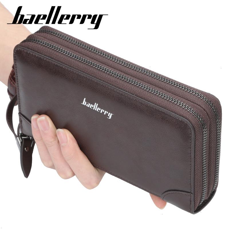 Baellerry Brand Men Wallets Long Clutch Purse Large Capacity Zippers Wallet Male Pu Leather Business, Black
Baellerry Brand Men Wallets Long Clutch Purse Large Capacity Zippers Wallet Male Pu Leather Business, Black