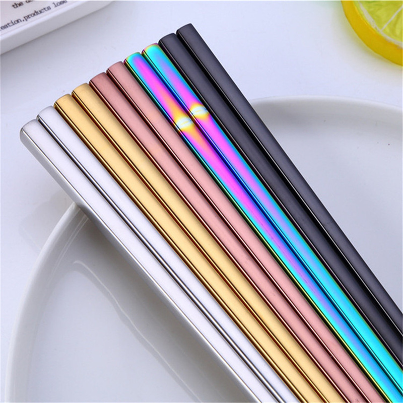 Gold Stainless Steel Chopstick Personalize Chopstick Wed