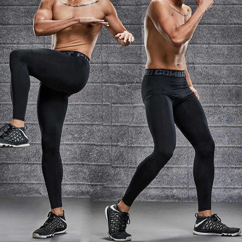 Mens Compression Pants Male Tights Leggings for Running Gym Sport Fitness Quick Joggings Workout White Black Trousers 220727