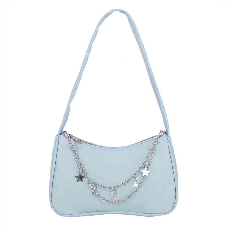 Evening Bags Cheap Women's Pure Color Underarm Shoulder Casual Ladies Star Chain Small Sweet Girls Daily Shopper Purse and Handbags 220630, 3 nylon black
Evening Bags Cheap Women's Pure Color Underarm Shoulder Casual Ladies Star Chain Small Sweet Girls Daily Shopper Purse and Handbags 220630, 3 nylon black