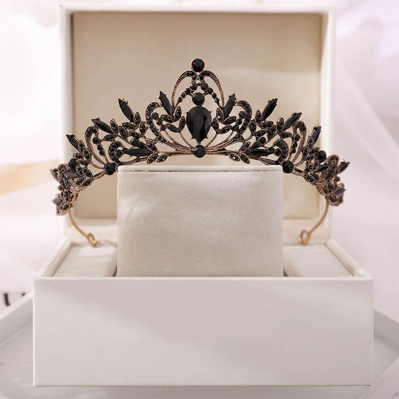 Hair Clips & Barrettes Baroque Retro Black Luxury Bridal Crystal Tiaras Crowns Princess Queen Pageant Prom Rhinestone Veil Tiara Wedding Acc
Hair Clips & Barrettes Baroque Retro Black Luxury Bridal Crystal Tiaras Crowns Princess Queen Pageant Prom Rhinestone Veil Tiara Wedding Acc
