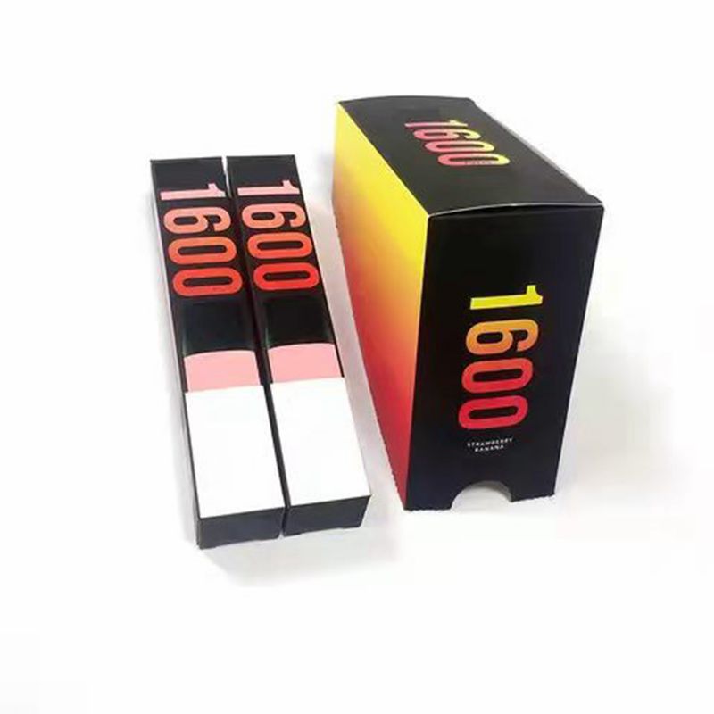 Vape XXL 1600 Kit puff vaper Vapes 5 disposable e Electronic Cigarette lead 650ml 5% 6.5ml Carts single box wholesale china city empty Vaporizer one Puffs vape sigarette
Vape XXL 1600 Kit puff vaper Vapes 5 disposable e Electronic Cigarette lead 650ml 5% 6.5ml Carts single box wholesale china city empty Vaporizer one Puffs vape sigarette
