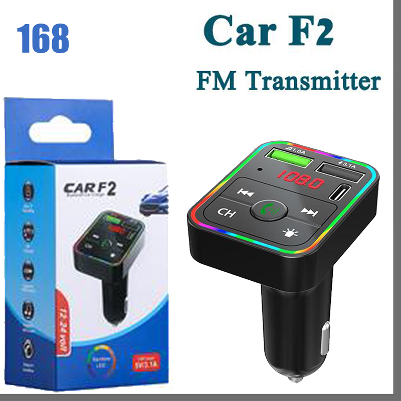 168AA Car F2 Charger BT5.0 FM Transmitter Dual USB Fast Charging PD Type C Ports Handsfree Audio Receiver Auto MP3 Player for Cellphones, Black
168AA Car F2 Charger BT5.0 FM Transmitter Dual USB Fast Charging PD Type C Ports Handsfree Audio Receiver Auto MP3 Player for Cellphones, Black
