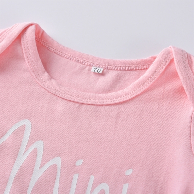 Infant born Cute Ice Cream Print Baby Girls Clothes Set Long Sleeve RomperPantsHeadband Toddler Outfits Set LJ201223