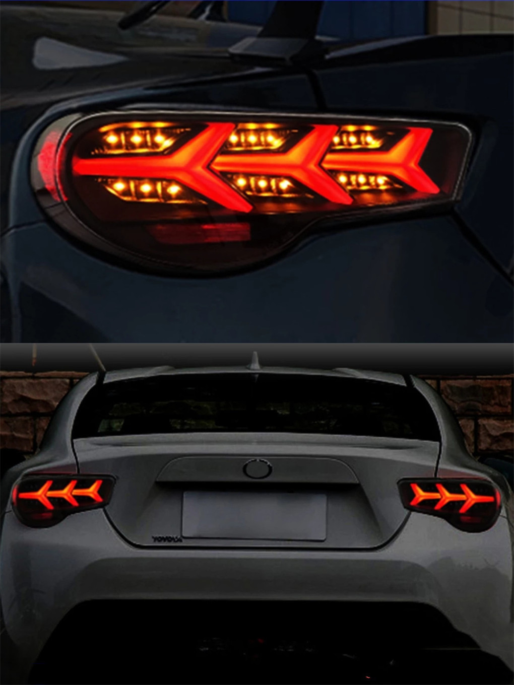 Automobile Tail Lamp For FT86 GT86 LED Tail Light 20 12-20 18 Subaru BRZ Rear Fog Brake Reverse Lighting Accessories