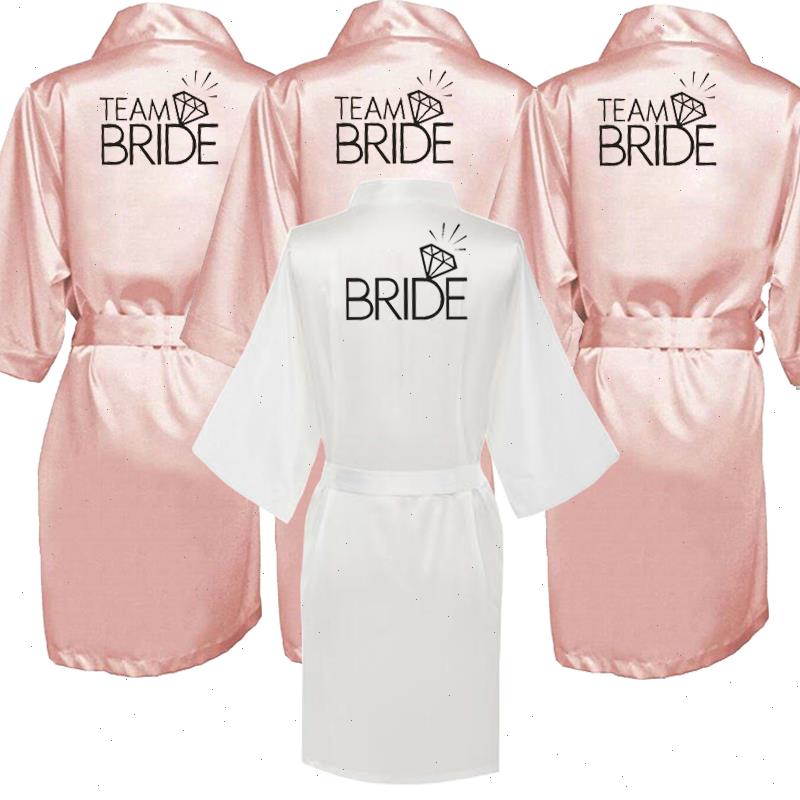 Wedding Party Team Womens Sleepwear Bride Robe Kimono Satin Pajamas Bridesmaid With Black Letters Bathrobe Robes, Color1
Wedding Party Team Womens Sleepwear Bride Robe Kimono Satin Pajamas Bridesmaid With Black Letters Bathrobe Robes, Color1