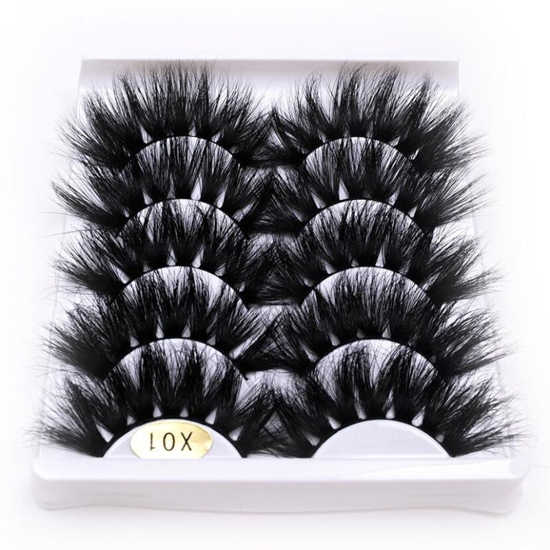 False Eyelashes 5pair Fluffy Lashes 25mm 3d Mink Dramatic Long Natural Wispy Eye 20mm-25mm Makeup EyelashesFalse
False Eyelashes 5pair Fluffy Lashes 25mm 3d Mink Dramatic Long Natural Wispy Eye 20mm-25mm Makeup EyelashesFalse